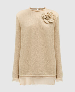 Ermanno Scervino: Бежевый свитер 