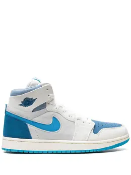Jordan: Белые кроссовки  Air Jordan 1 Zoom