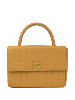 CHANEL Pre-Owned: Бежевая сумка на руку 