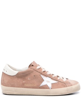 Golden Goose: Розовые кроссовки  Super Star