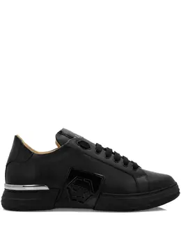 Philipp Plein: Чёрные кроссовки  Hexagon
