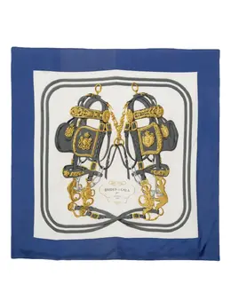 Hermès Pre-Owned: Голубой шарф 