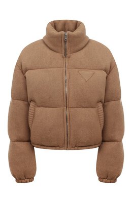 Prada: Пуховик из шерсти 