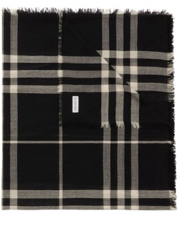 Burberry: Чёрный шарф 