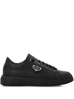 Philipp Plein: Чёрные кроссовки 