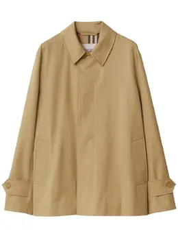 Burberry: Однобортное пальто 