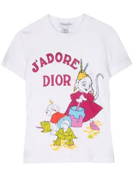 Christian Dior Pre-Owned: Футболка с принтом 