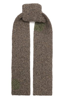 Maison Margiela: Коричневый шарф 