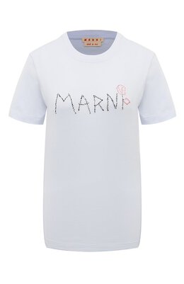 Marni: Хлопковая футболка 