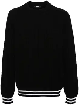 Balmain: Жаккардовый свитер 