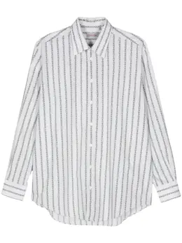 Versace Pre-Owned: Рубашка с принтом 