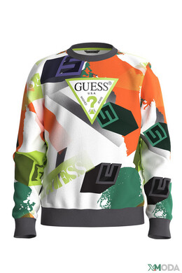 Guess: Яркий свитер 