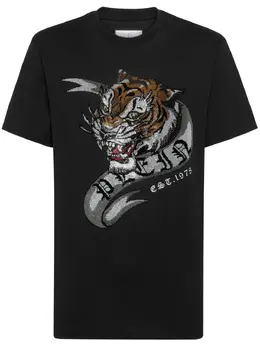 Philipp Plein: Футболка  Tattoo с принтом