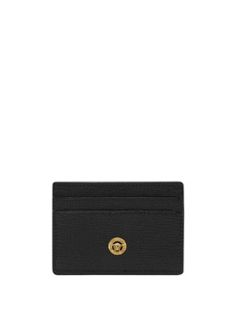 Versace: Чёрный картхолдер  Medusa Biggie