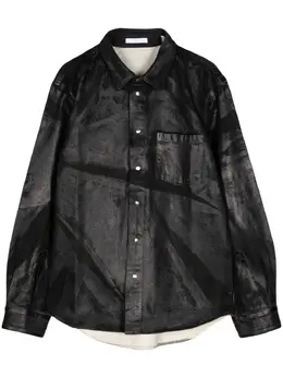 Helmut Lang: Рубашка с принтом 