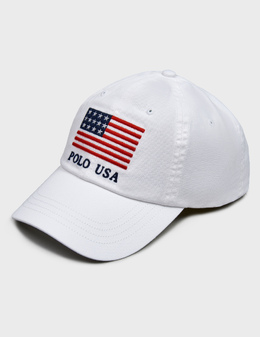 POLO RALPH LAUREN: Белая кепка 