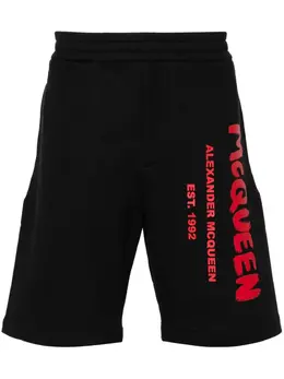 Alexander McQueen: Шорты с принтом 