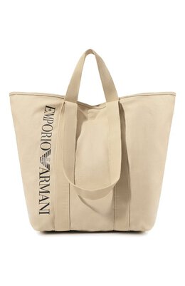 Emporio Armani: Сумка с надписями 