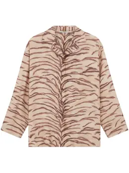 Stella McCartney: Рубашка с тигровым принтом 