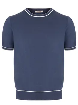 FIORONI CASHMERE: Хлопковая футболка 
