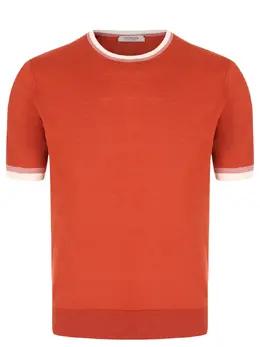 FIORONI CASHMERE: Хлопковая футболка 
