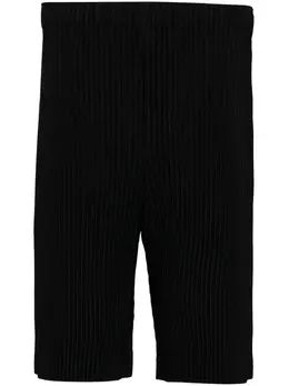Homme Plissé Issey Miyake: Чёрные шорты 
