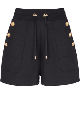BALMAIN: Чёрные шорты 