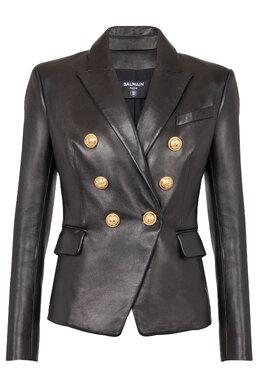 BALMAIN: Чёрный жакет 