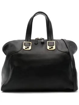 Fendi Pre-Owned: Чёрная сумка-шоппер 
