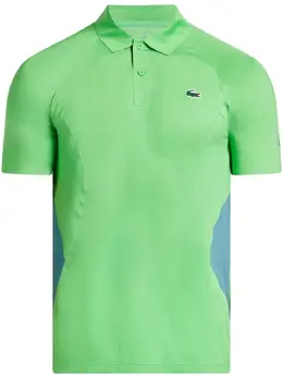 Lacoste: Зелёное поло 
