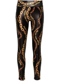 Versace Jeans Couture: Легинсы с принтом 