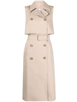Burberry: Многослойный плащ 