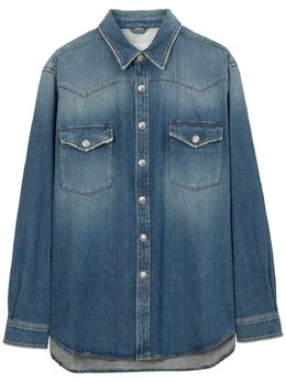 Burberry: Рубашка с длинным рукавом 