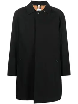 Burberry: Чёрное пальто 