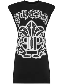 Philipp Plein: Чёрное платье  Gothic Plein