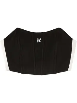 Palm Angels: Корсет с принтом 