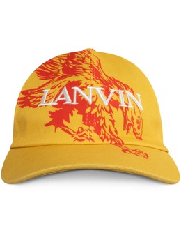Lanvin: Кепка с принтом 