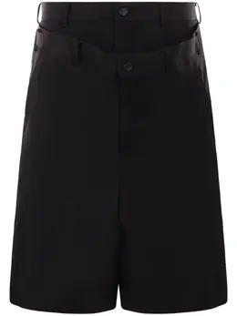 Comme des Garçons Homme Plus: Чёрные шорты 