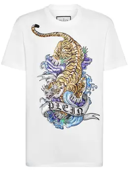 Philipp Plein: Футболка  Tattoo с принтом