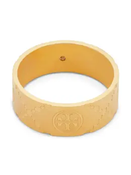 Tory Burch: Кольцо  Double T