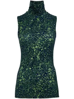Proenza Schouler White Label: Топ с абстрактным принтом 