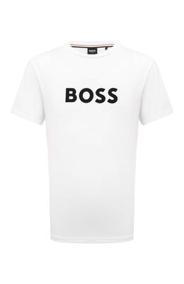 BOSS: Хлопковая футболка 
