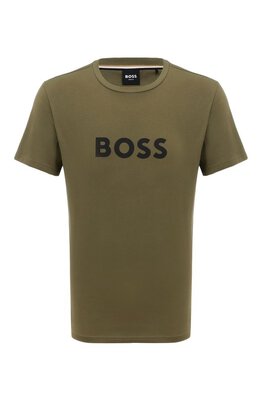 BOSS: Хлопковая футболка 