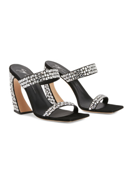 GIUSEPPE ZANOTTI: Чёрные сабо 