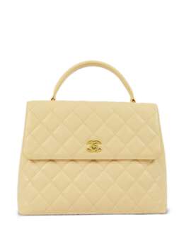 CHANEL Pre-Owned: Бежевая сумка 