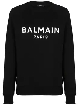 Balmain: Свитшот  Paris с принтом