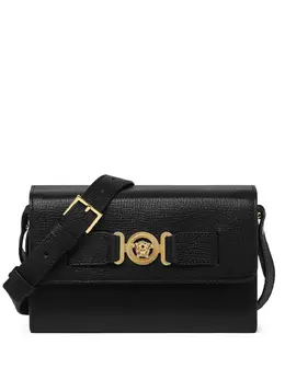 Versace: Чёрная сумка  Medusa Biggie