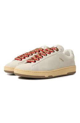 Lanvin: Белые кеды  Curb