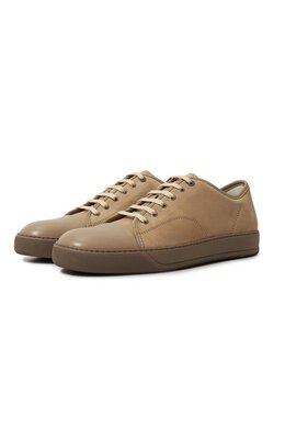 Lanvin: Светлые кеды  DBB1