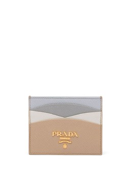 Prada: Бежевый картхолдер 